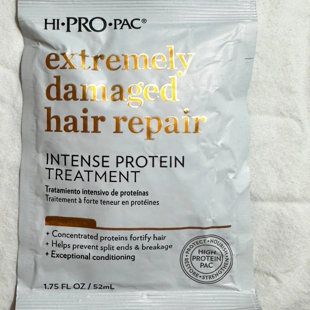 HI PRO PAC Damaged Hair Repair & MALIBU Hard Water Treatment Packs (3 each)